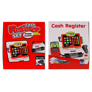 اسباب بازی صندوق فروشگاهی کودک قرمز supermarket cashier toys BSCI Five Star_اسباب بازی